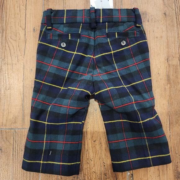 New Janie and jack blue plaid pants Size 2T - Picture 4 of 6